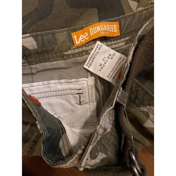 Lee Dungarees Boys Cameo Sz 12 R Belted‎ Cargo Shorts - Picture 3 of 3
